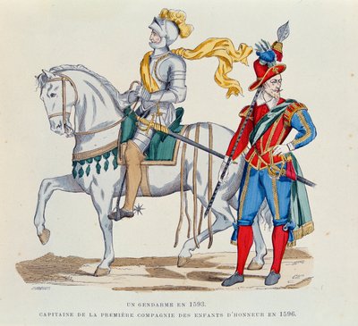 A Gendarme in 1593 and a Captain of the First Company of the 